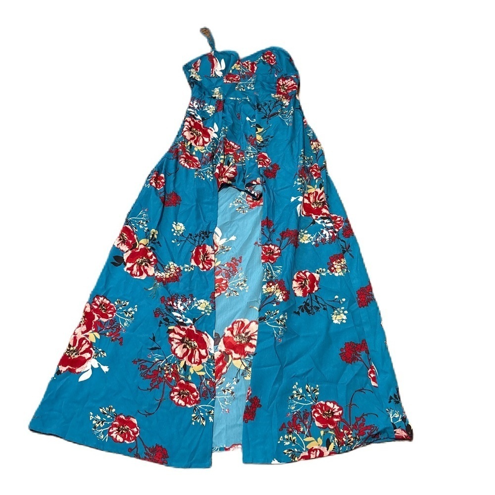band of gypsies blue floral dress Teal Maxi Romper Small Hawaiian Red Ella Sequin Dress